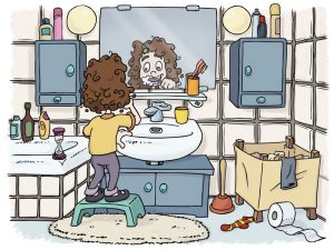 Illustrationen für Kinder - Kinderbuch "Willkommen Stani Sternenstaub"
